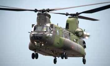 Canada receives first CH-147F Chinook