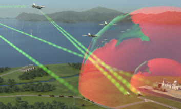 Elektronisch schild voor luchtmachten