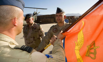 Nieuwe commandant Apache-detachement