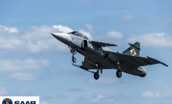 Eerste Braziliaanse Gripen vlieg in Brazilië