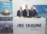 AEC Skyline en Top Aces Inc. Nederlands contract voor commerciële luchtgevechtstraining toegekend